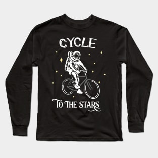 Astronaut Cyclist Bike Long Sleeve T-Shirt